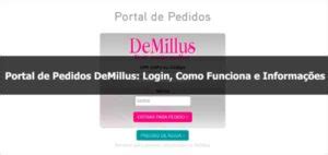 Portal de Pedidos DeMillus: Login, Como Funciona e。